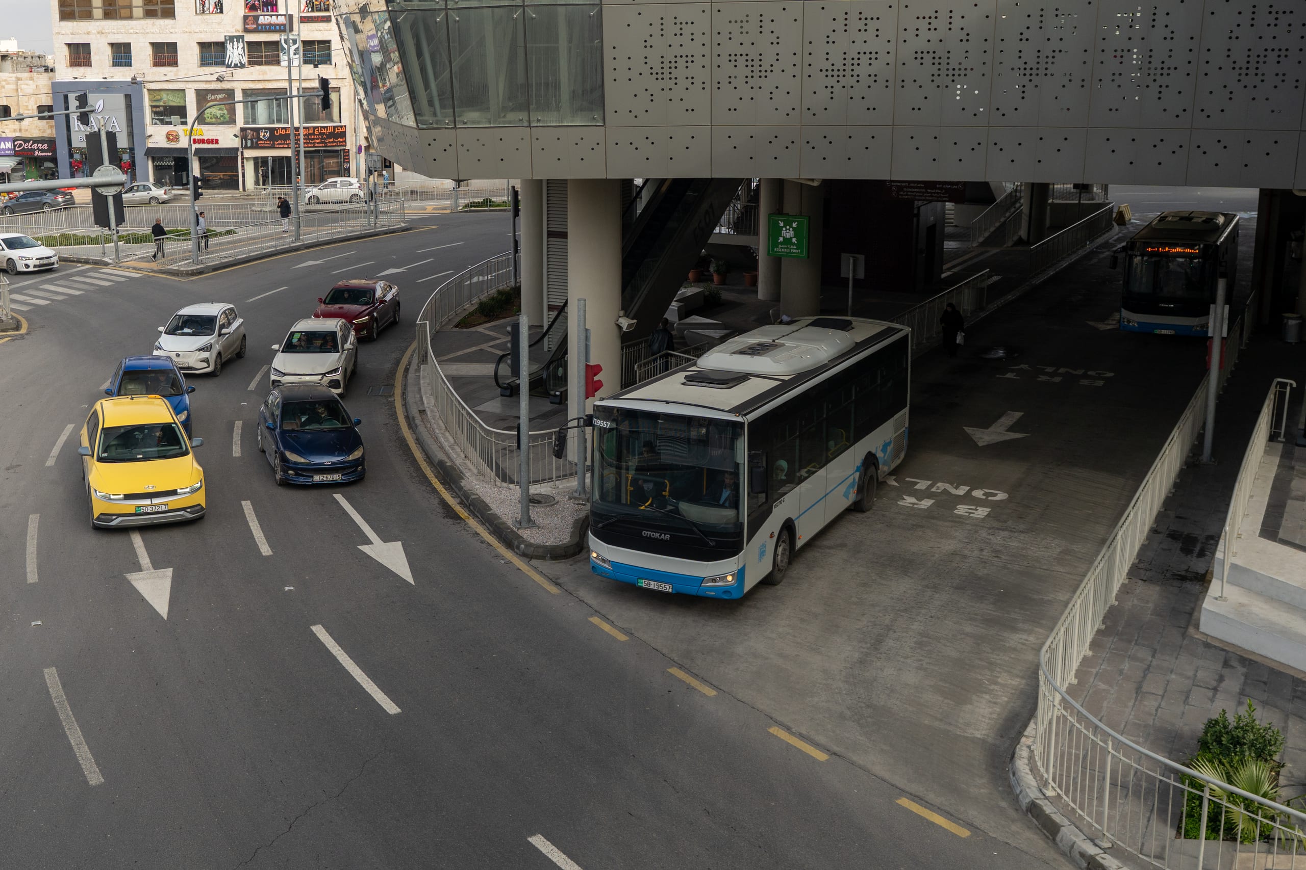 BRT Station, a fine-art photograph by Ali Abu Ras