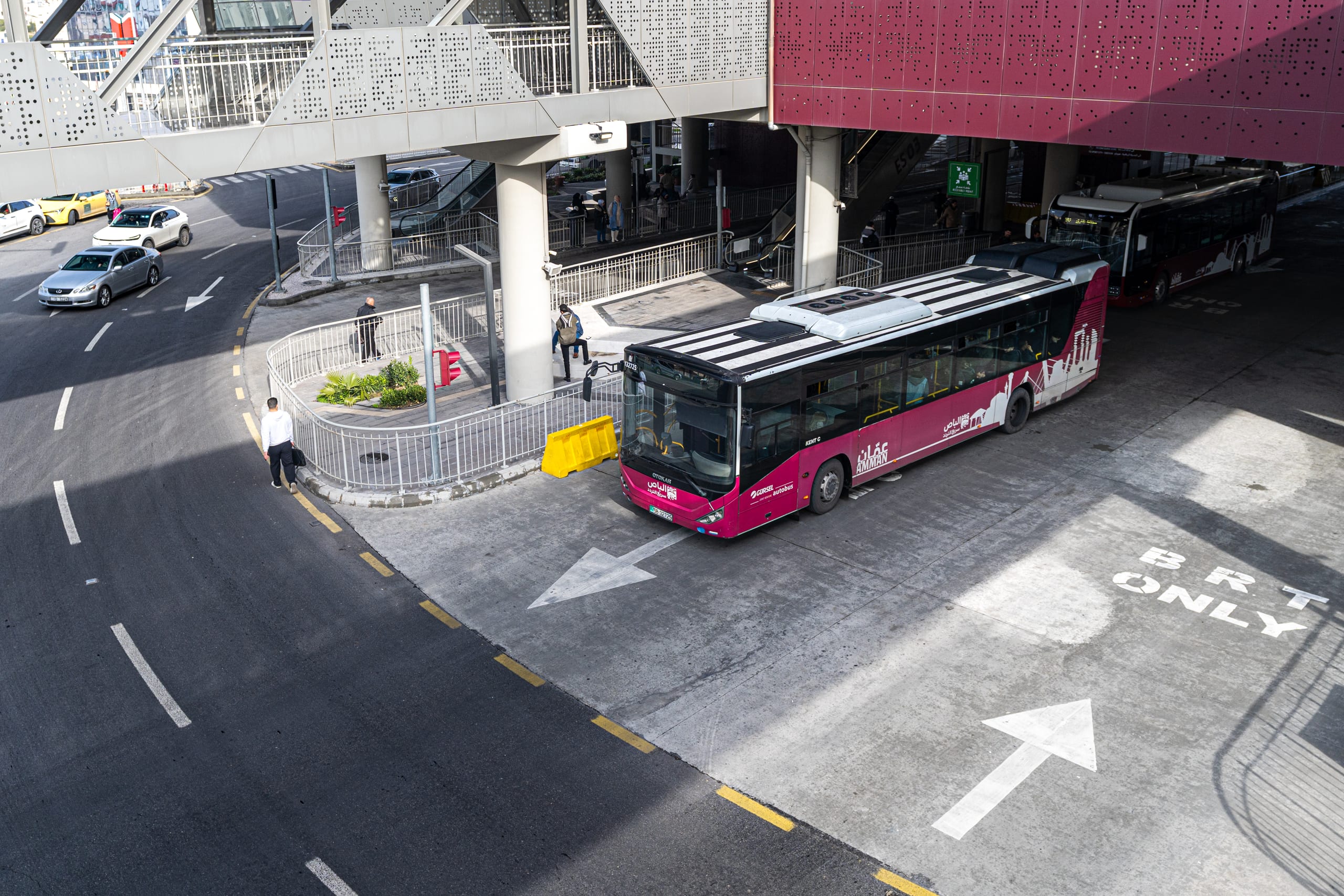 BRT Station, a fine-art photograph by Ali Abu Ras