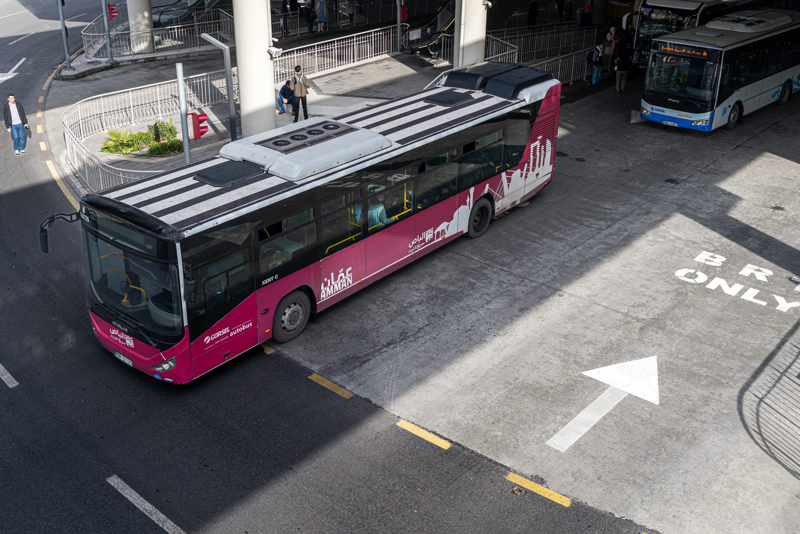 BRT Station, a fine-art photograph by Ali Abu Ras