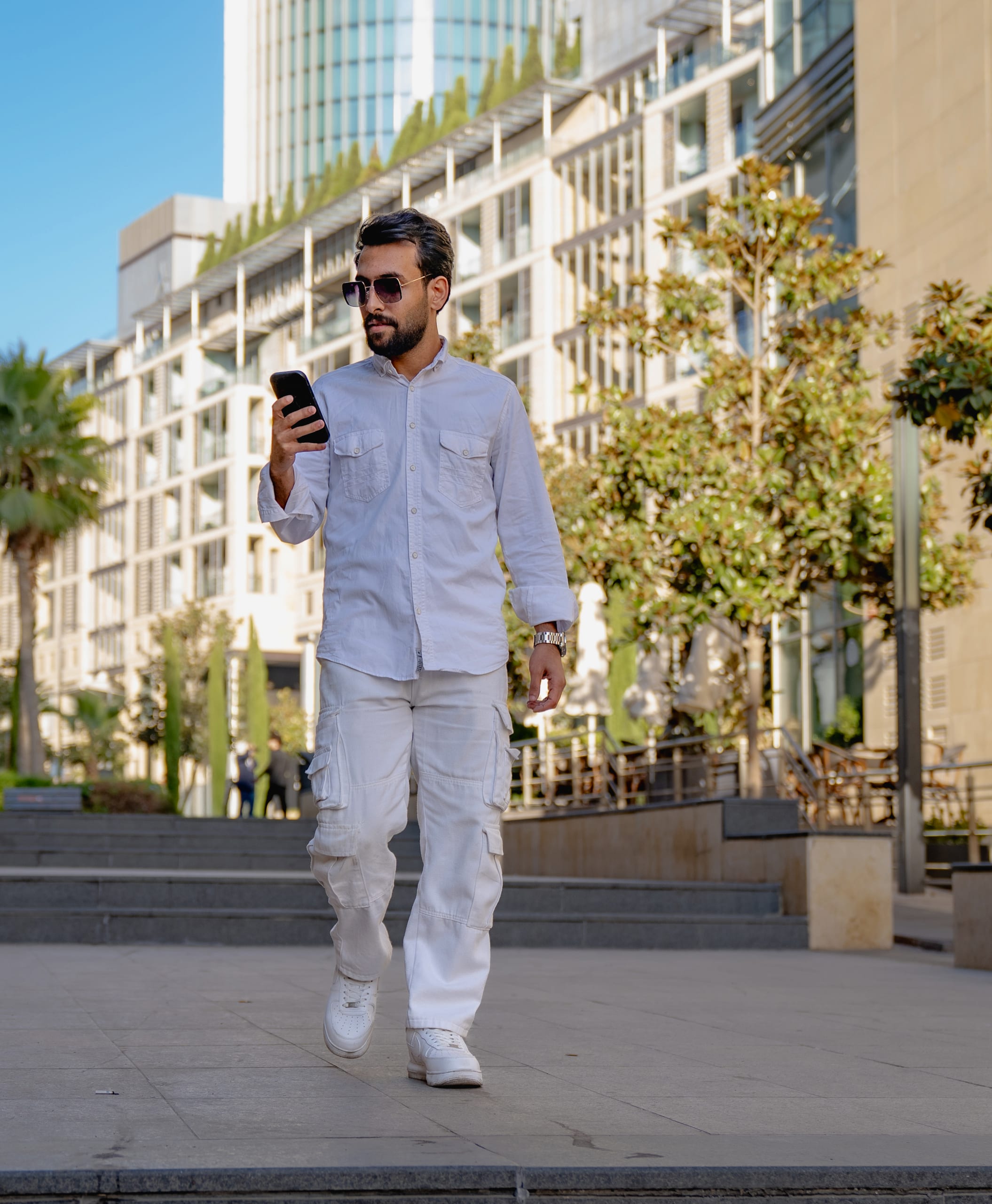 MAN Bolivard Walking, a fine-art photograph by Ali Abu Ras