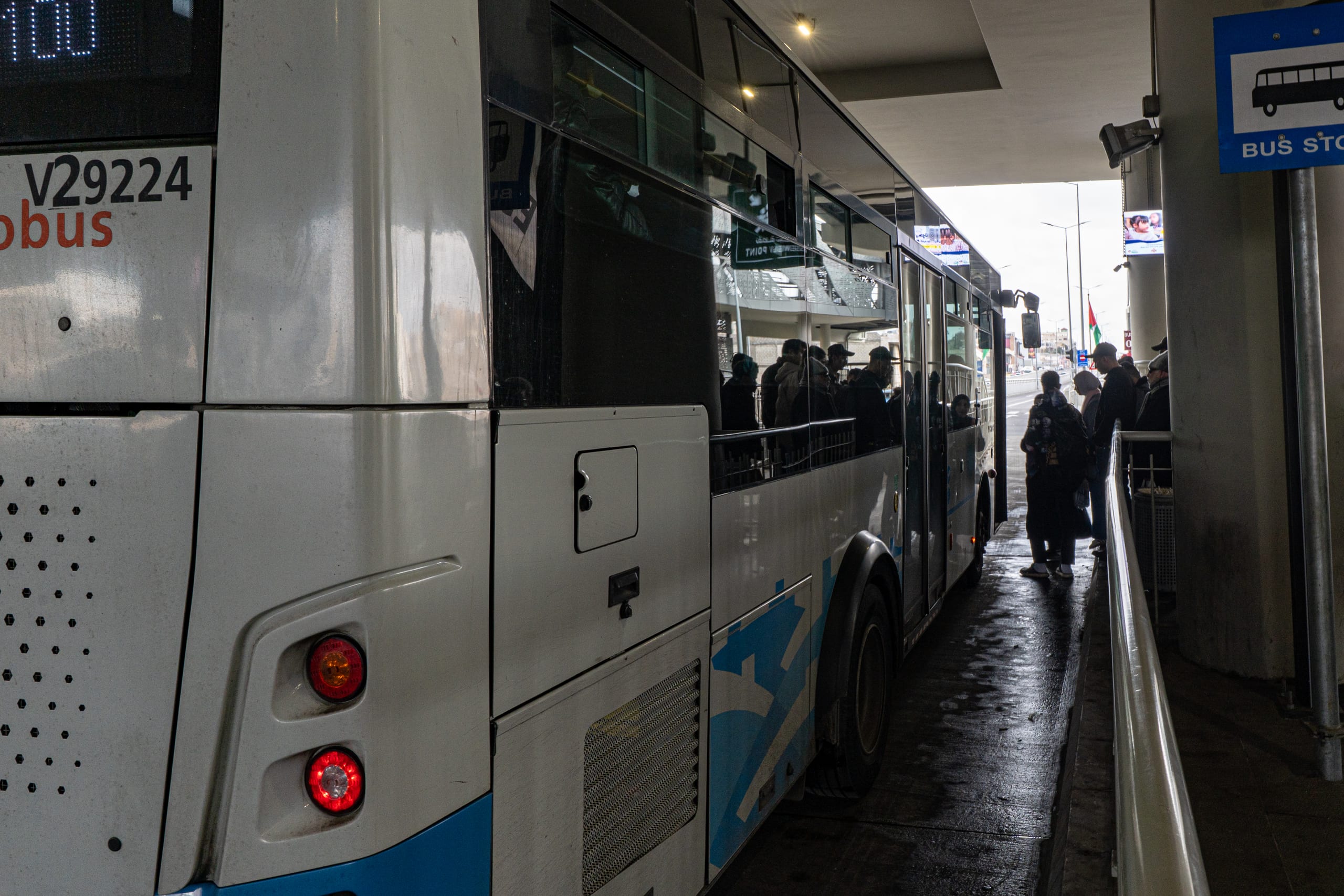 BRT Station, a fine-art photograph by Ali Abu Ras