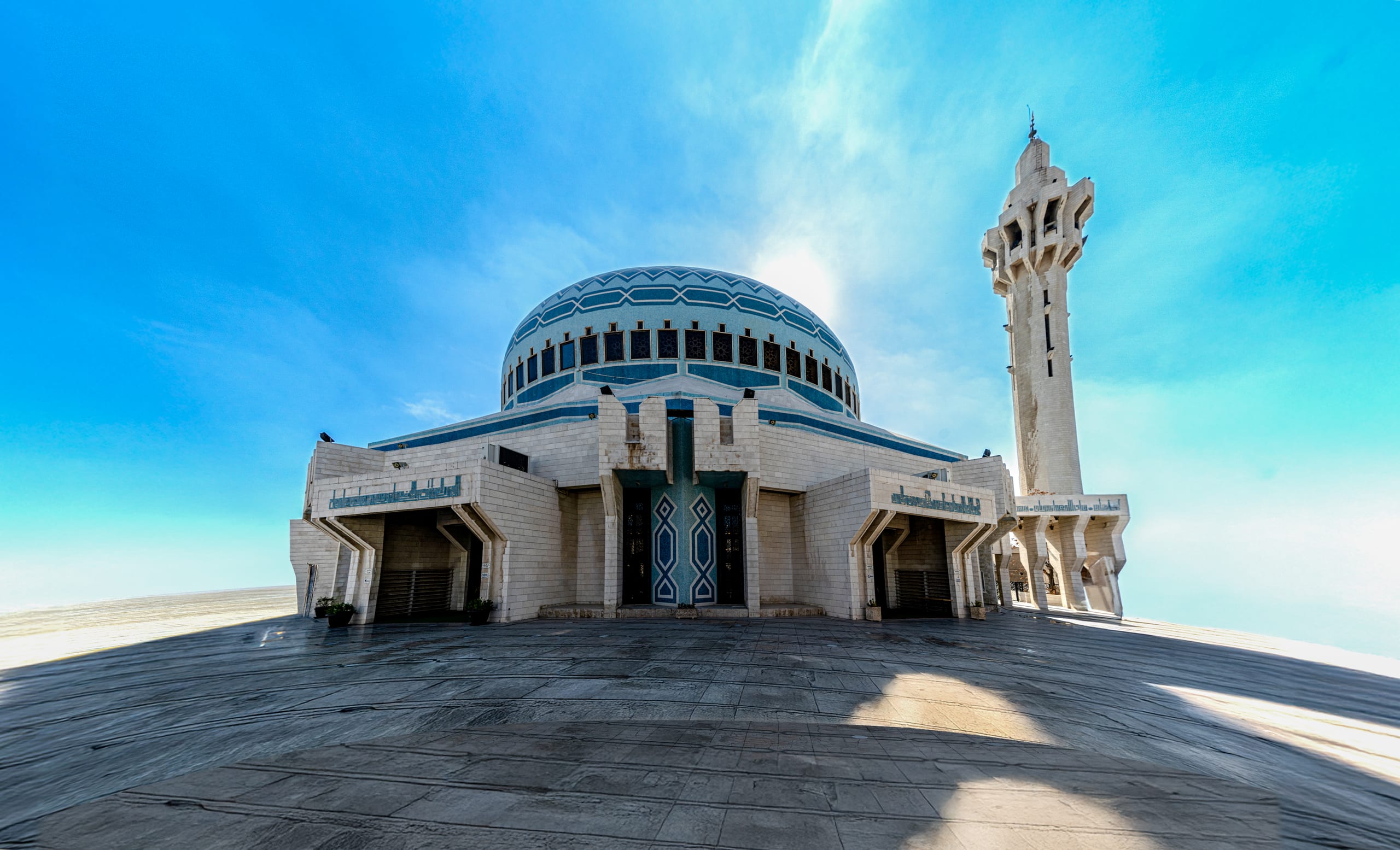 Masjid Abdallah Outdoor Modren OLD, a fine-art photograph by Ali Abu Ras