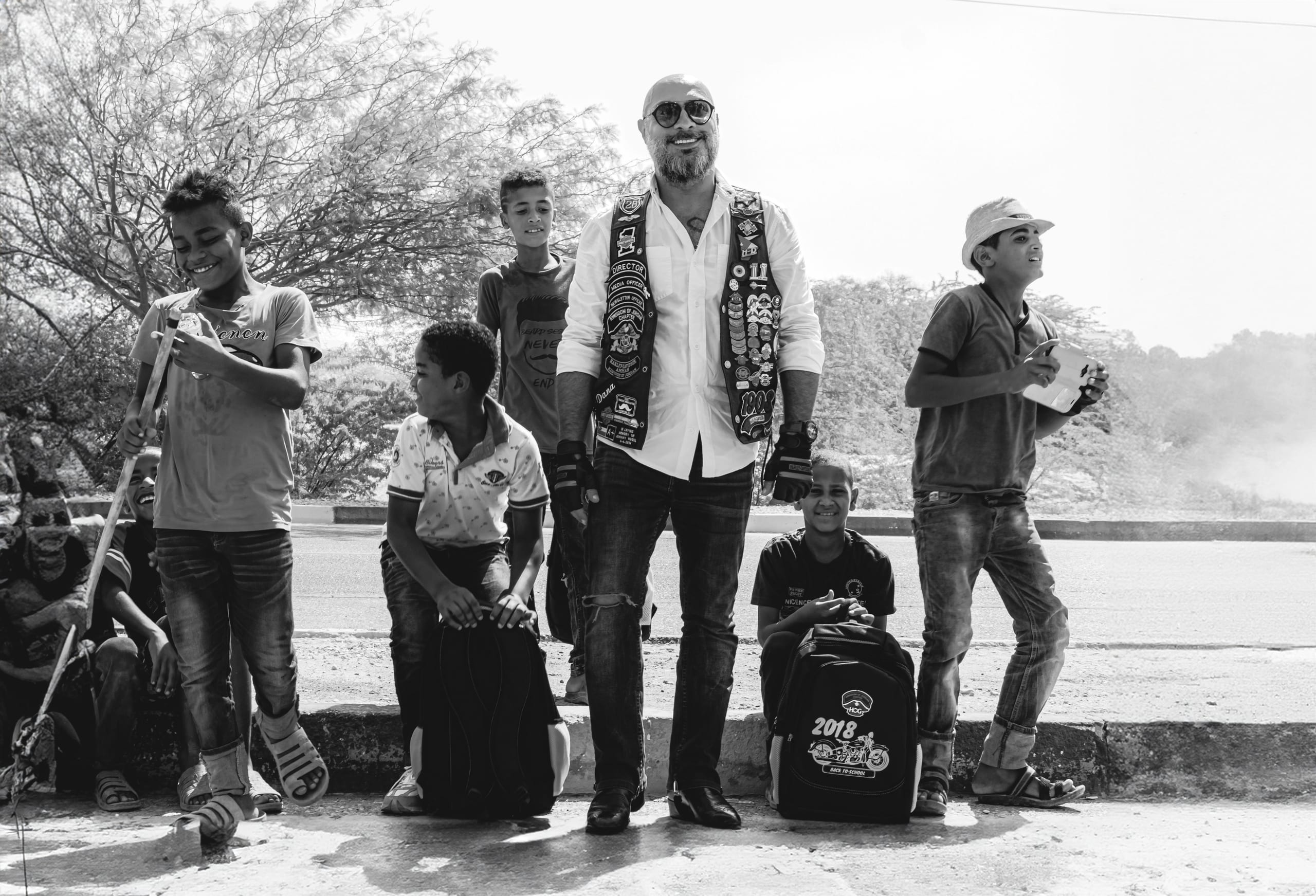 HOG Life Style People Onelove Street, a fine-art photograph by Ali Abu Ras