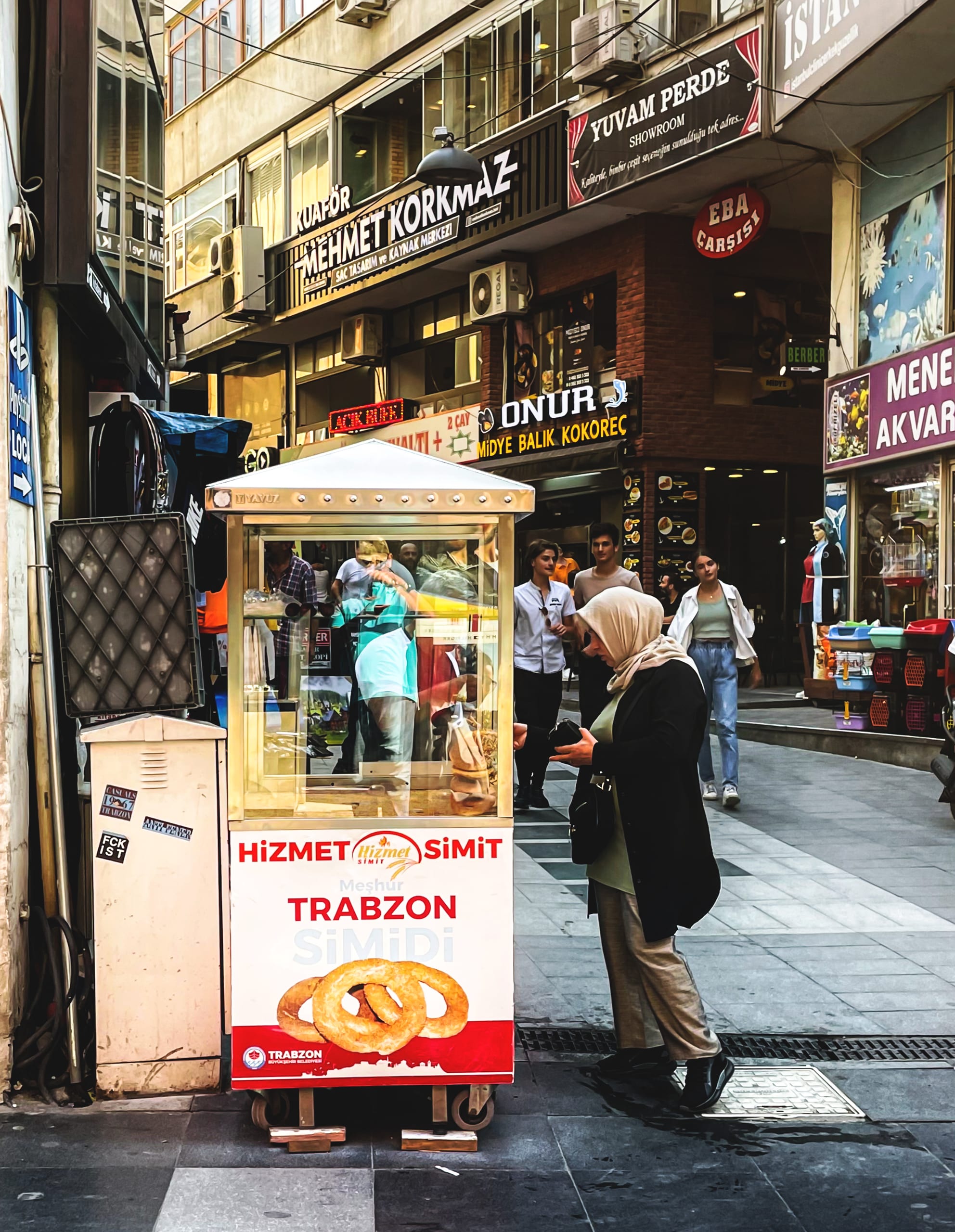 Trabzon Street Life Style People Market, a fine-art photograph by Ali Abu Ras