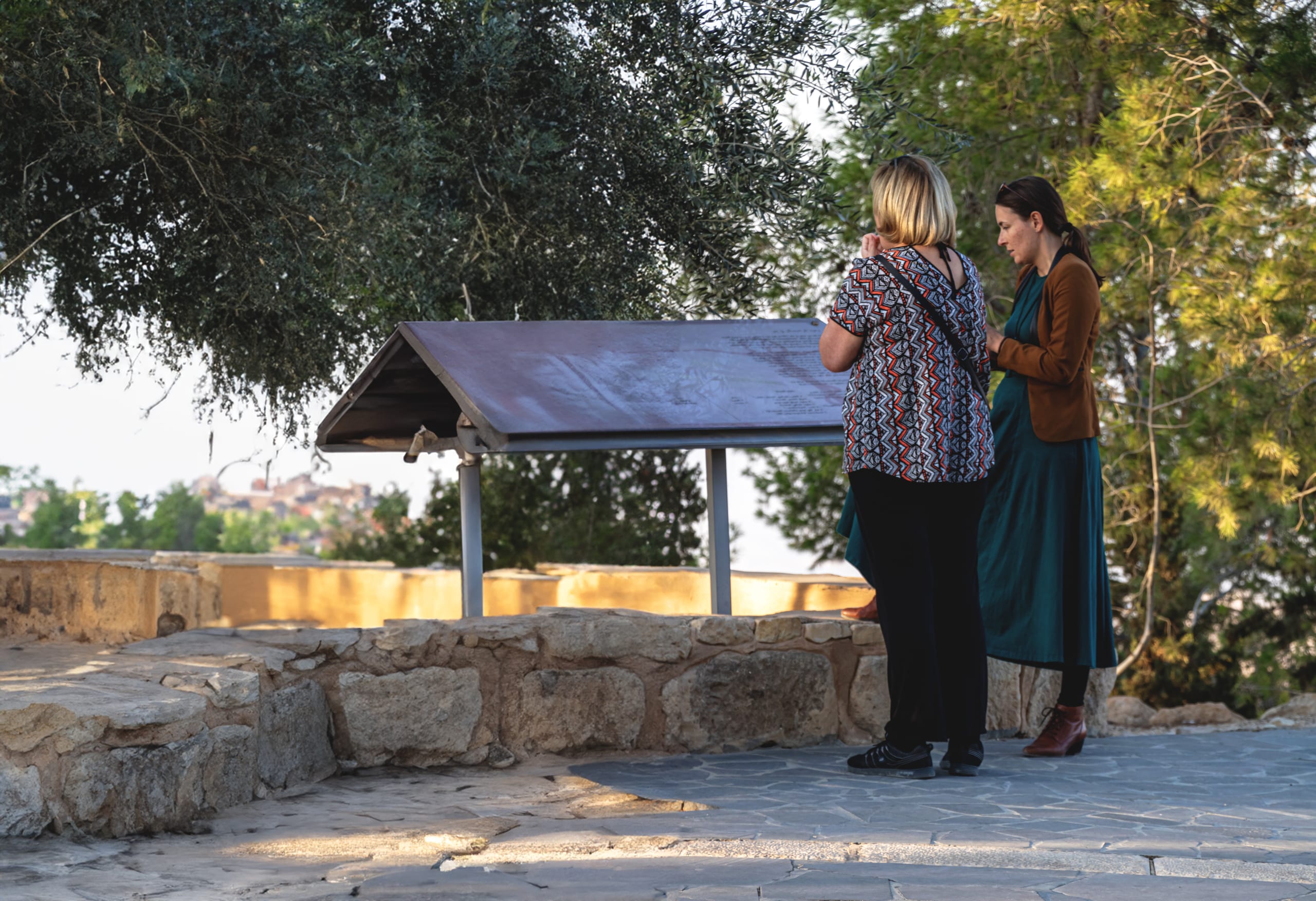 Madaba Nebo People Life Style Sunset, a fine-art photograph by Ali Abu Ras