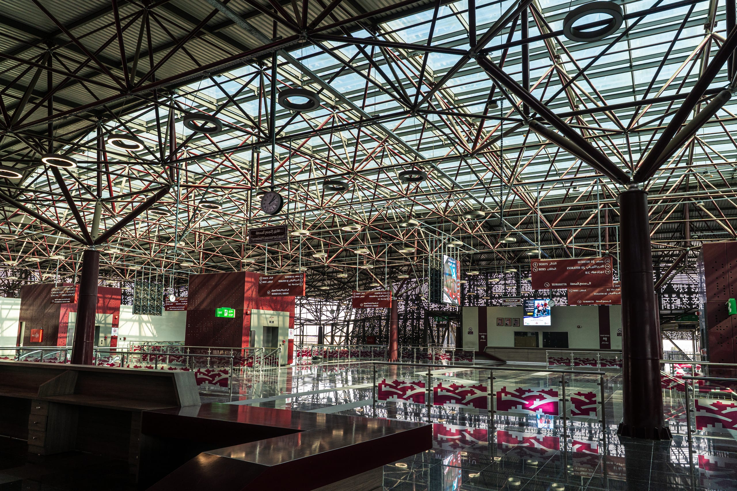 BRT Station, a fine-art photograph by Ali Abu Ras