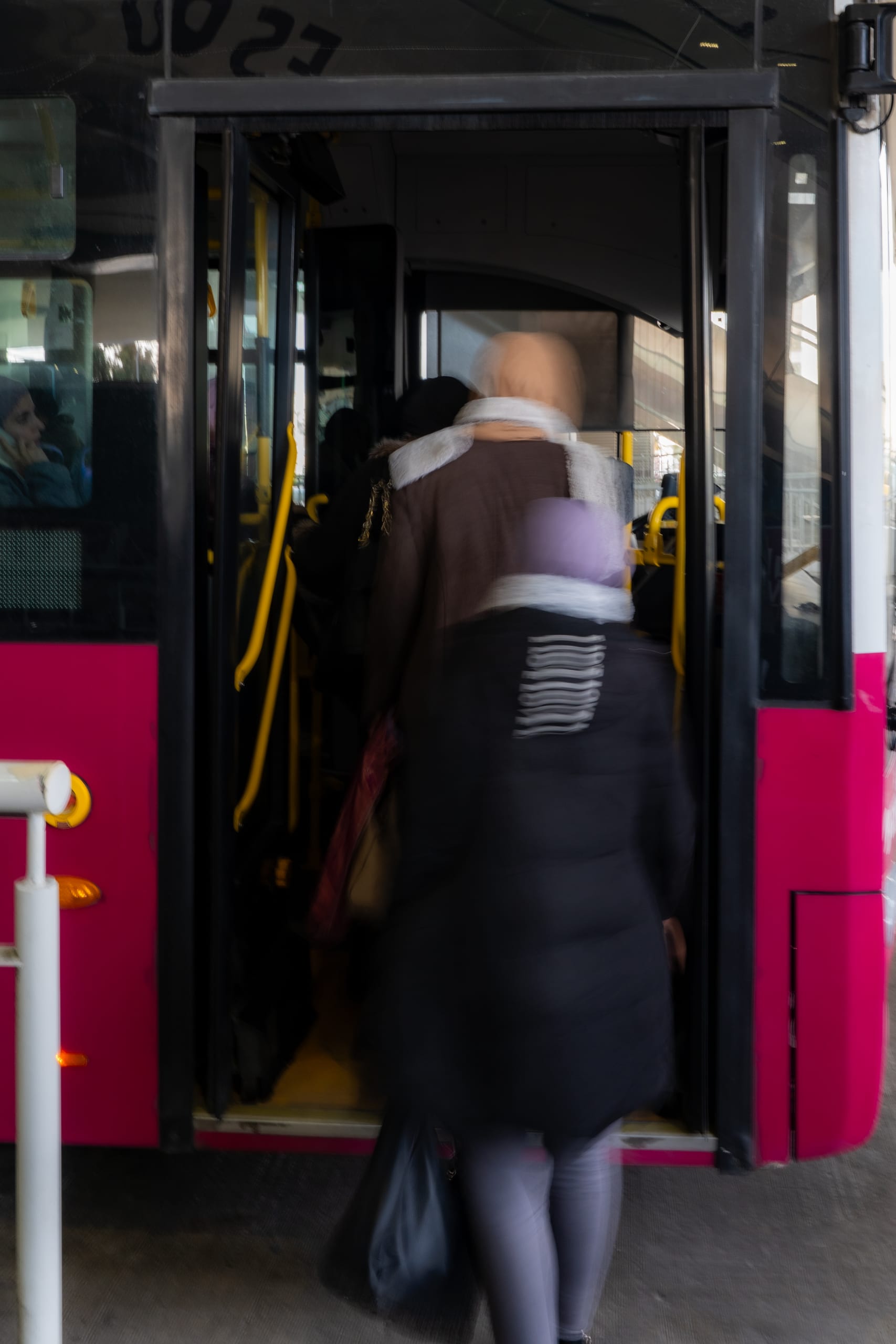 BRT Station, a fine-art photograph by Ali Abu Ras