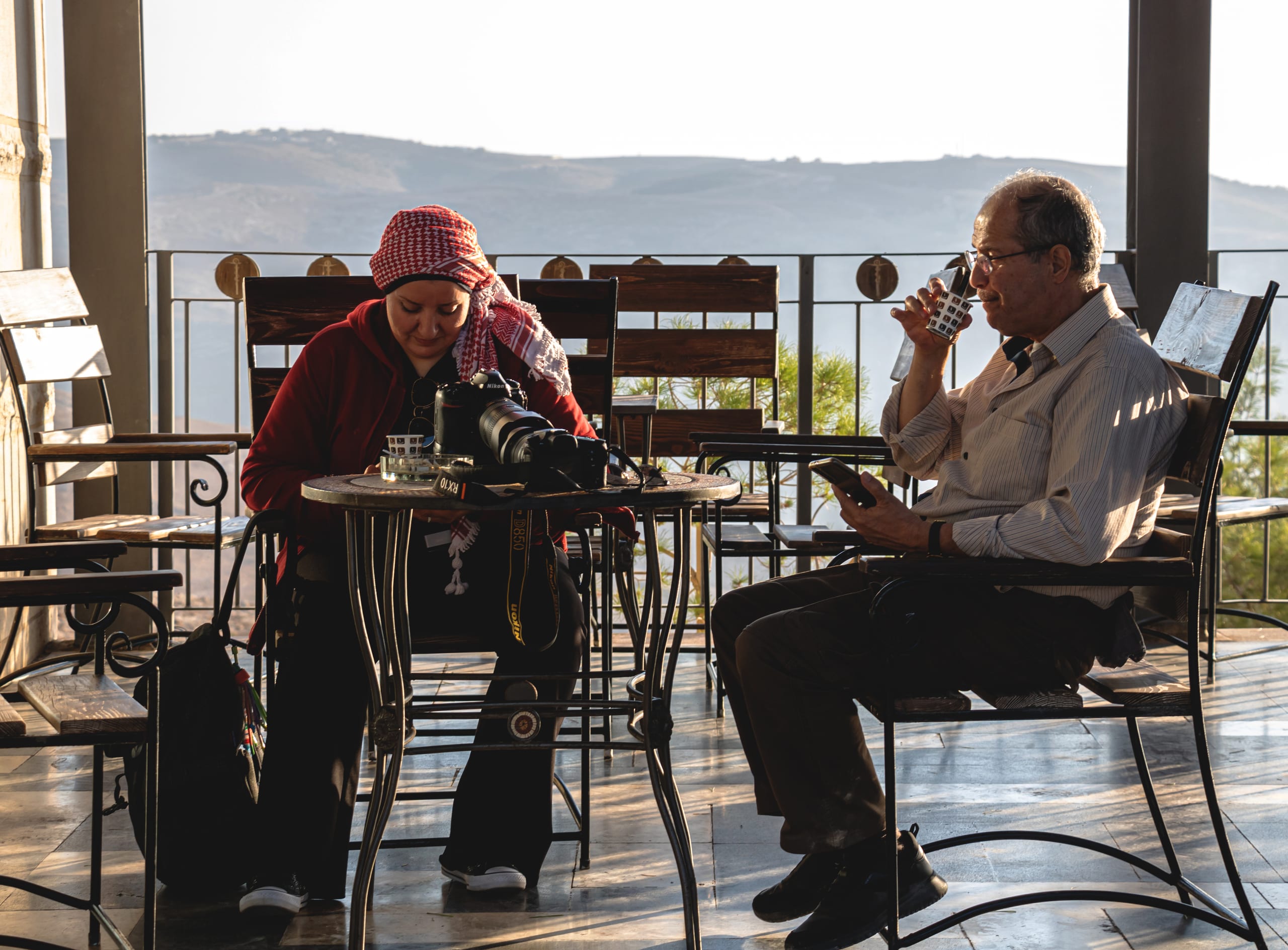 Imgmadaba Nebo People Life Style Sunset, a fine-art photograph by Ali Abu Ras