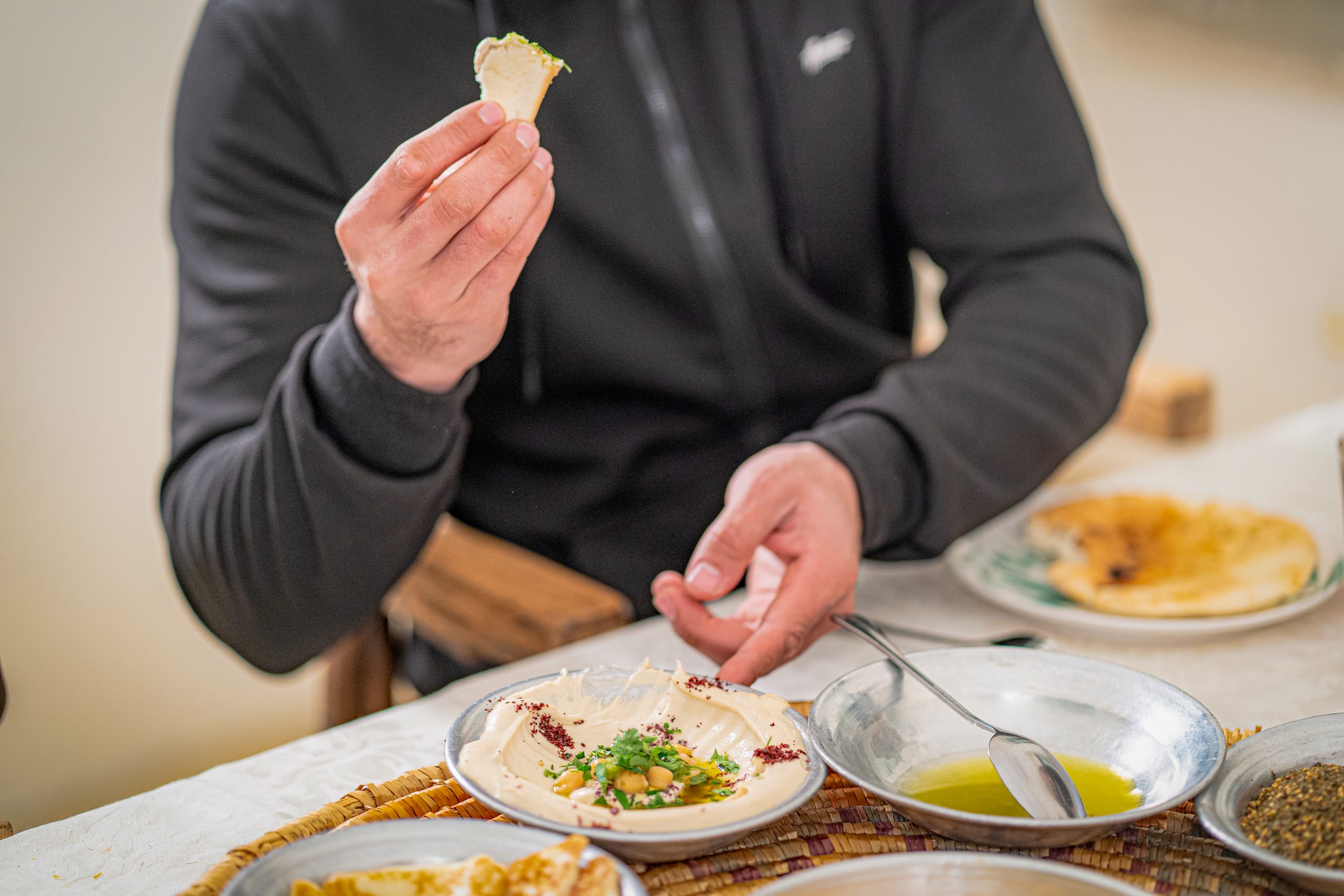 Family Ramadan Eftar Food Eating, a fine-art photograph by Ali Abu Ras