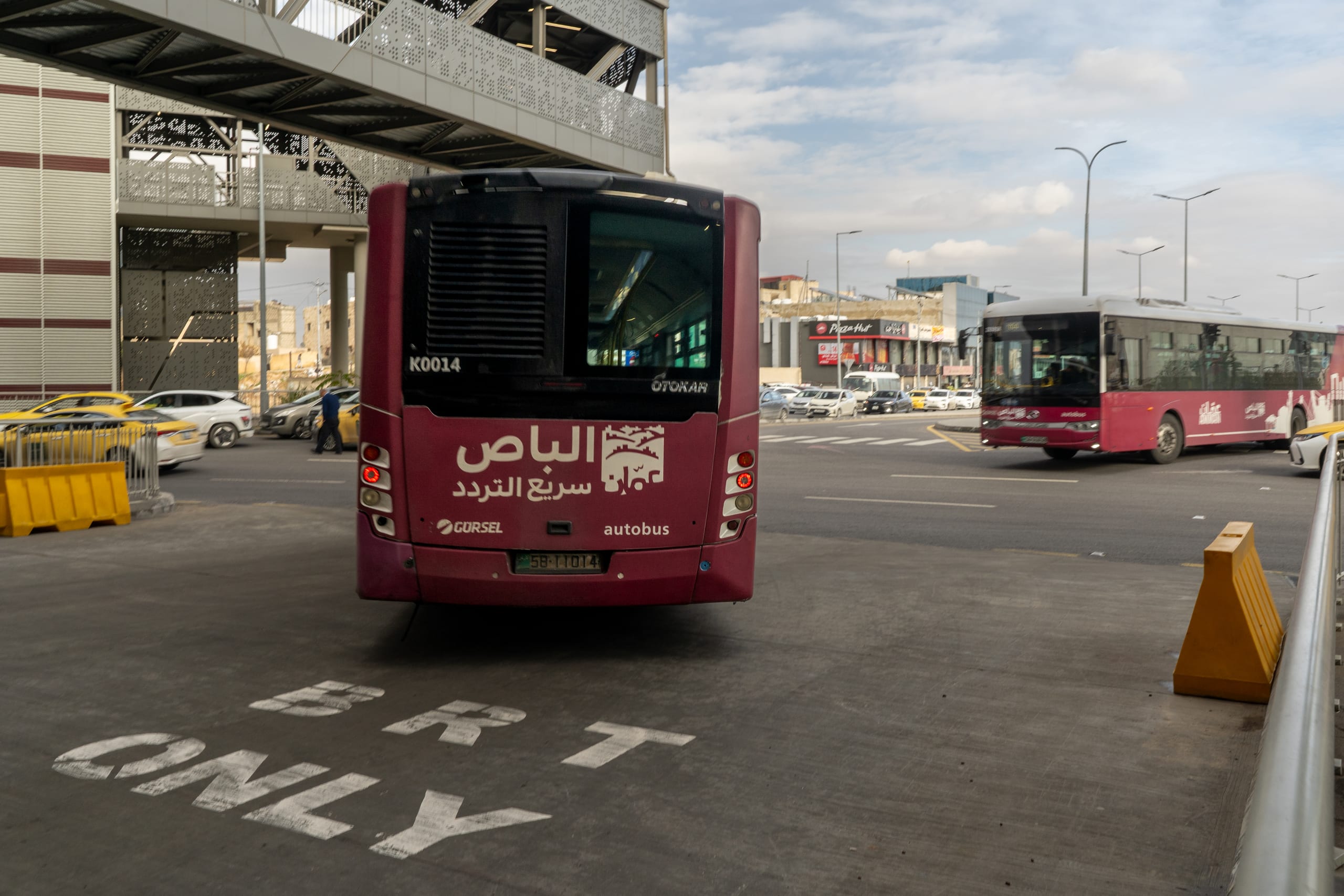 BRT Station, a fine-art photograph by Ali Abu Ras