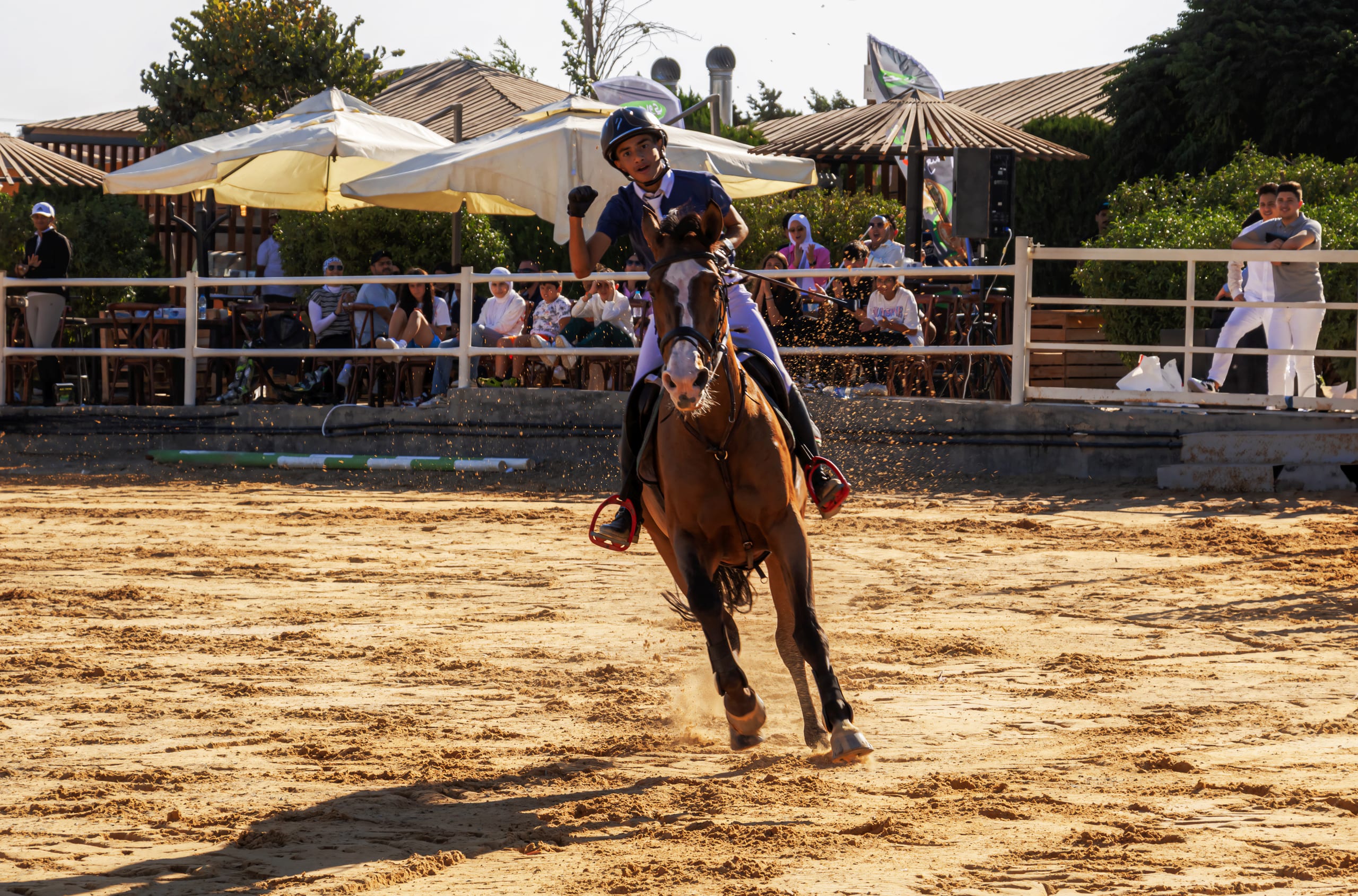 BOY Hors Winner, a fine-art photograph by Ali Abu Ras