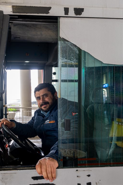 BRT Station, a fine-art photograph by Ali Abu Ras