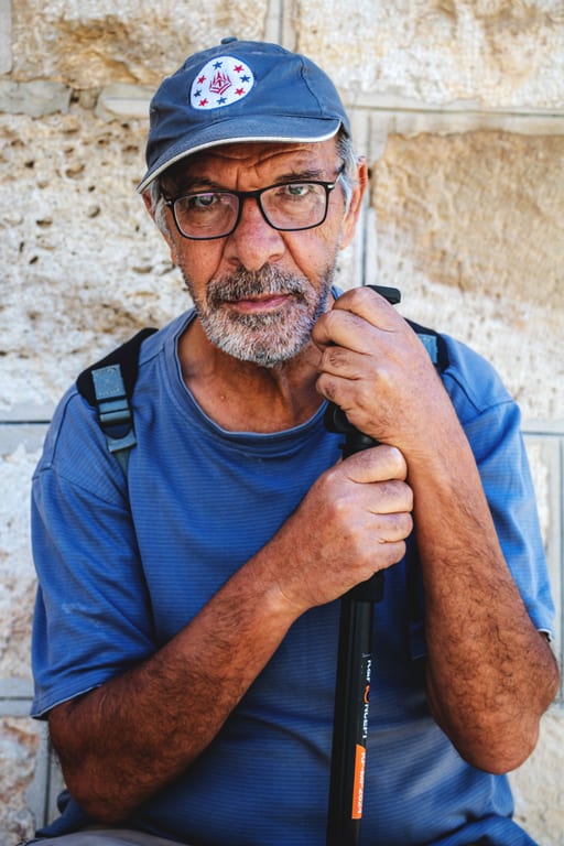 Portrait Khalid People Street, a fine-art photograph by Ali Abu Ras