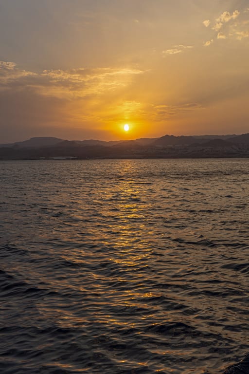 Aqaba Sunset, a fine-art photograph by Ali Abu Ras