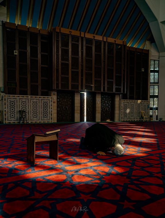 Ramadan Lifestyle Pray Signature, a fine-art photograph by Ali Abu Ras