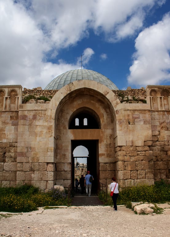 Amman Citadel Clouds, a fine-art photograph by Ali Abu Ras