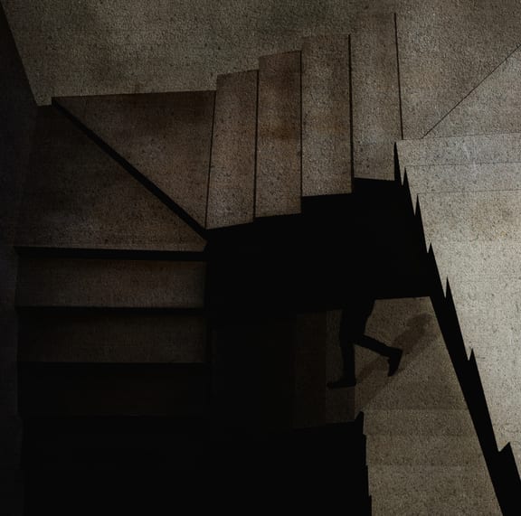 Steps, a fine-art photograph by Ali Abu Ras