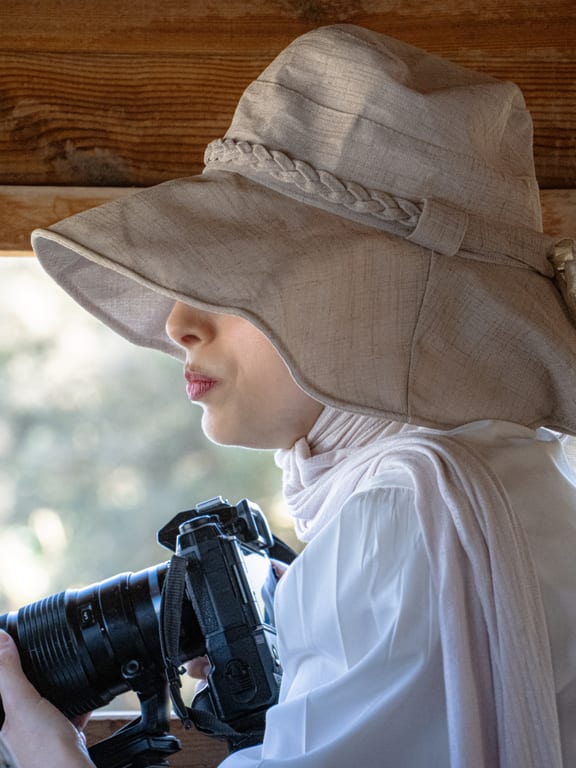 Girl Sara Azraq Water, a fine-art photograph by Ali Abu Ras