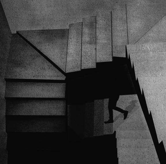 Steps, a fine-art photograph by Ali Abu Ras