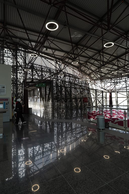 BRT Station, a fine-art photograph by Ali Abu Ras