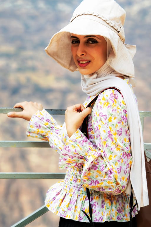 Girl Sara Dahana Water, a fine-art photograph by Ali Abu Ras