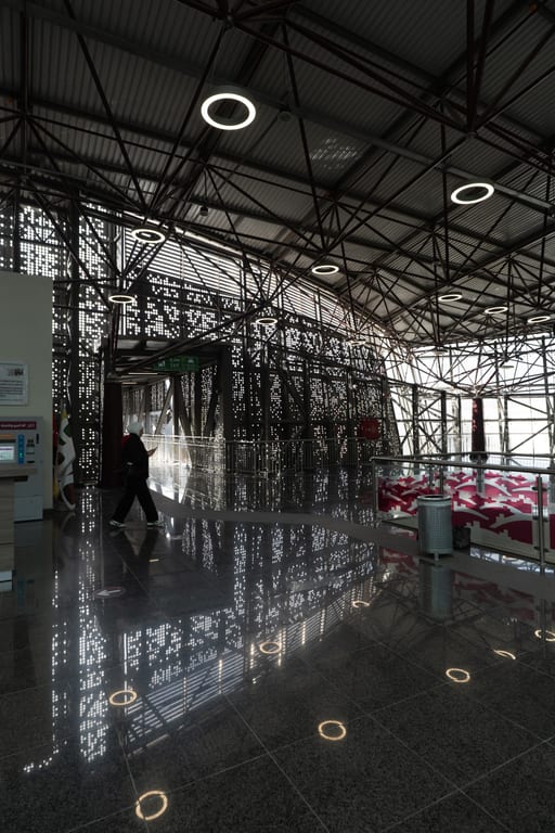 BRT Station, a fine-art photograph by Ali Abu Ras