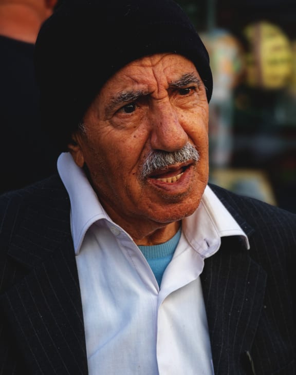 Madaba MAN OLD Street Life Style, a fine-art photograph by Ali Abu Ras