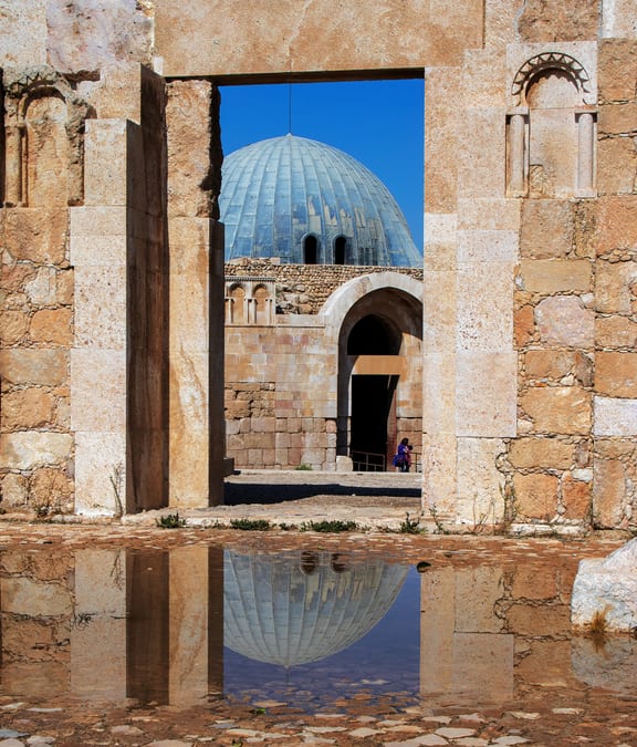 Amman Citadel National Historic Site, a fine-art photograph by Ali Abu Ras