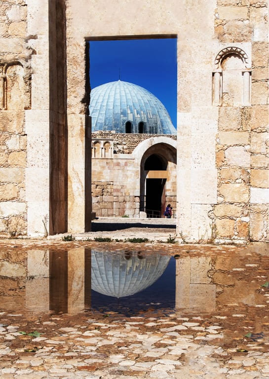 Amman Citedl Door Blur, a fine-art photograph by Ali Abu Ras