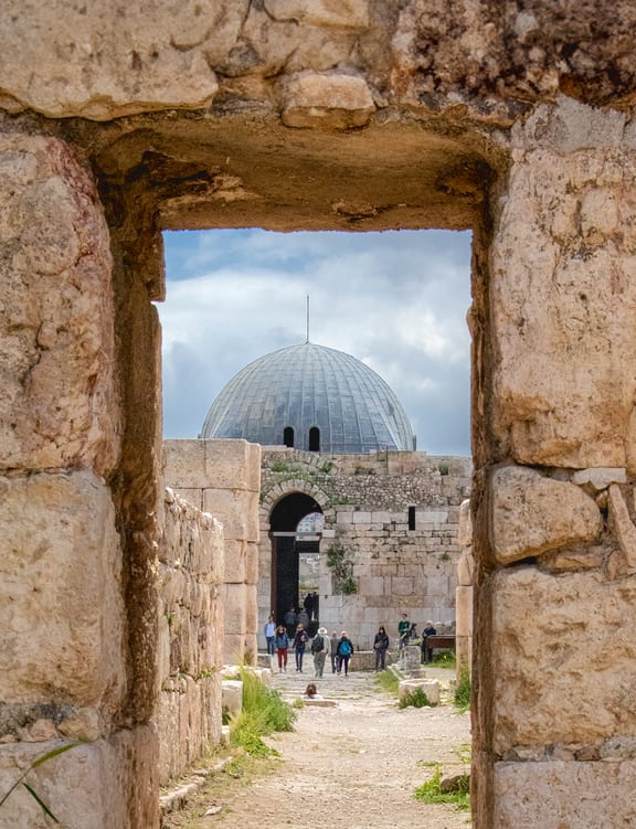 Amman Citadel National Historic Site, a fine-art photograph by Ali Abu Ras