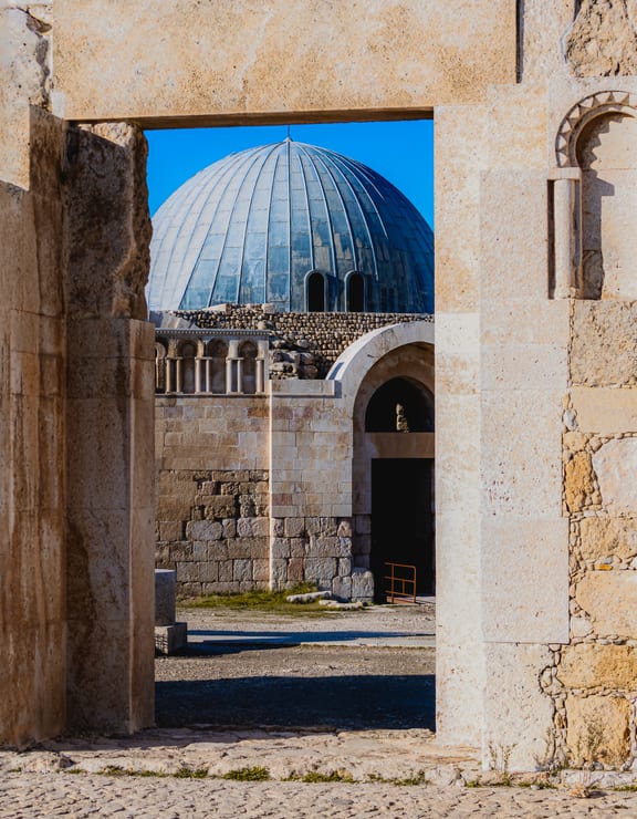 Amman Citedel Door Edit, a fine-art photograph by Ali Abu Ras