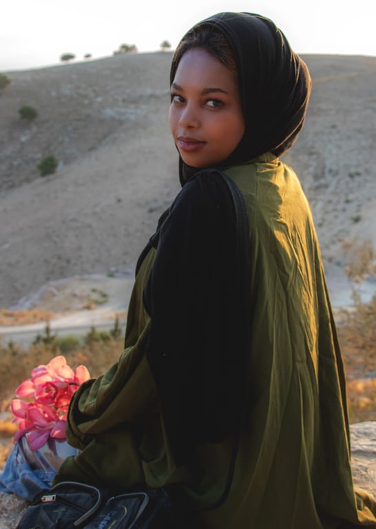 Girle Portrait Hata, a fine-art photograph by Ali Abu Ras