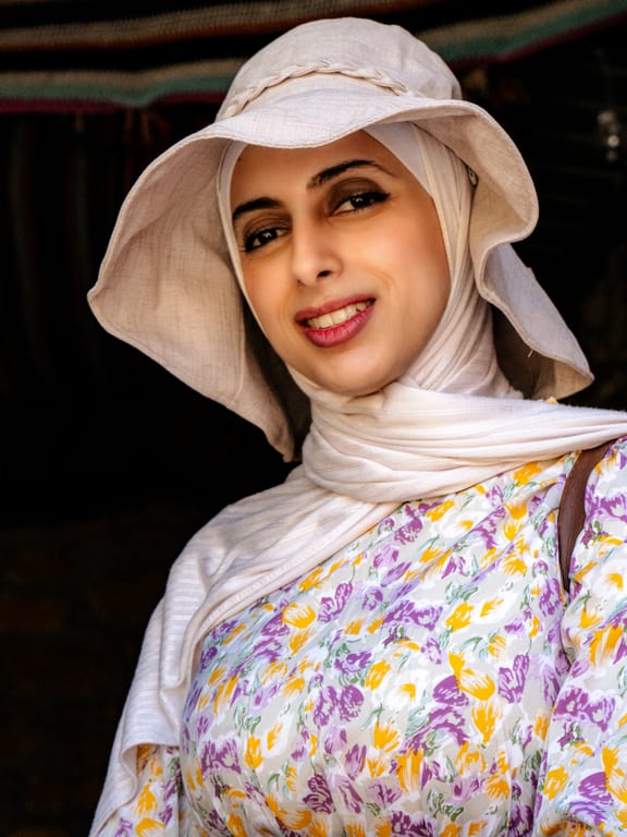 Girl Sara Dahana Water, a fine-art photograph by Ali Abu Ras
