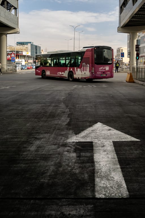 BRT Station, a fine-art photograph by Ali Abu Ras