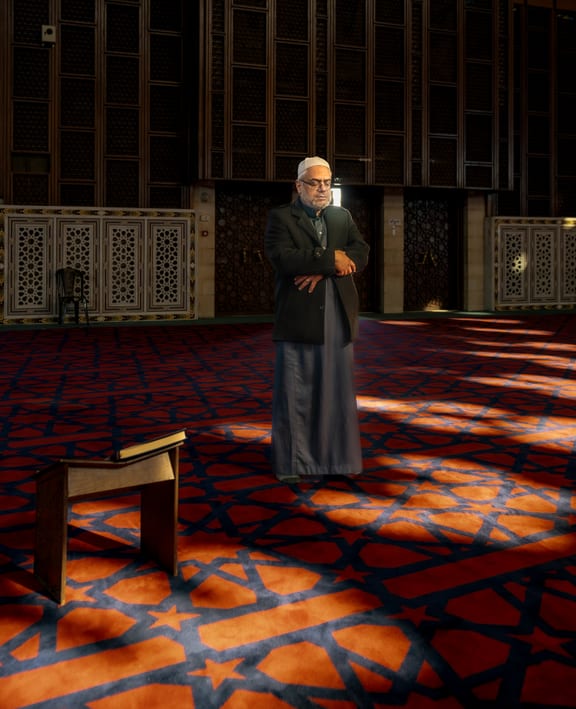 OLD MAN Read Quran Masjid Ramadain, a fine-art photograph by Ali Abu Ras