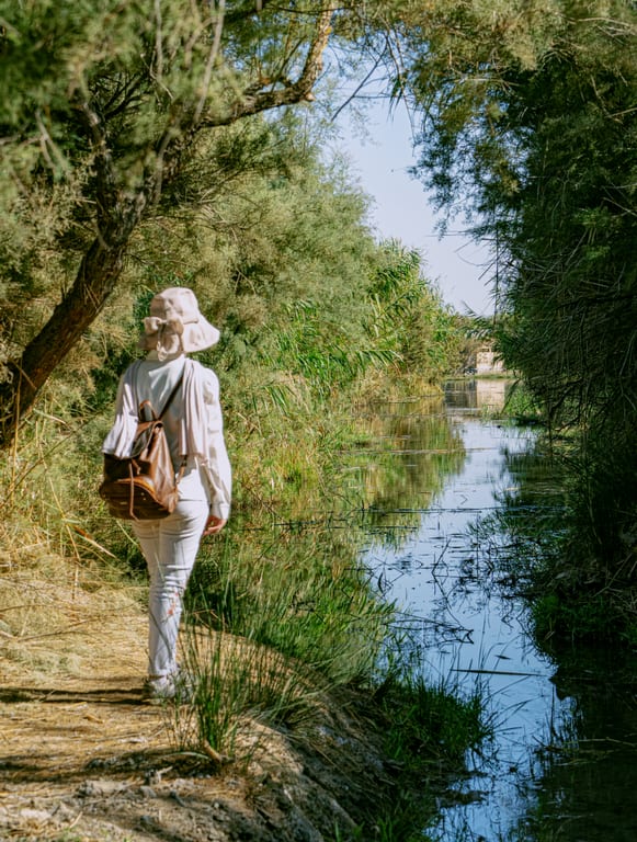 Girl Sara Azraq Water 0, a fine-art photograph by Ali Abu Ras