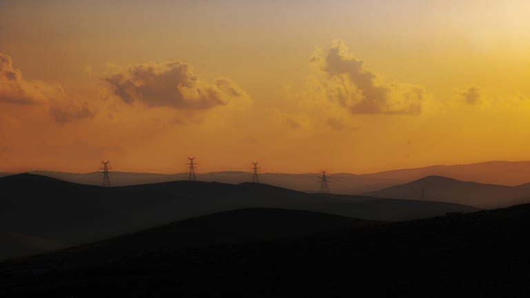 Sunset Landscape Orang View FOR Garesa, a fine-art photograph by Ali Abu Ras