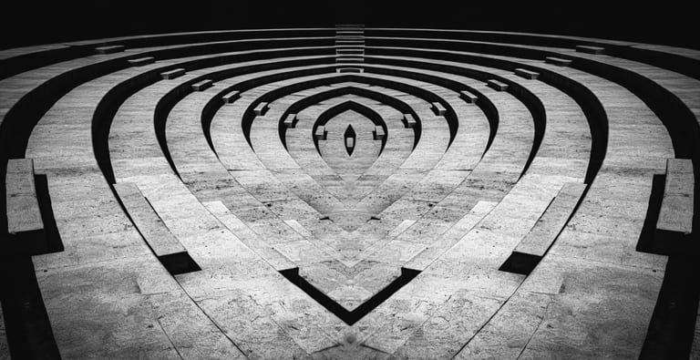 1 Monochrome, a fine-art photograph by Ali Abu Ras