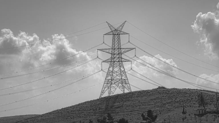 Landscape FOR Elctric Columen AND Mount, a fine-art photograph by Ali Abu Ras