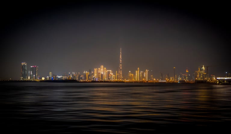 Dubai SEA View Seagall Building, a fine-art photograph by Ali Abu Ras