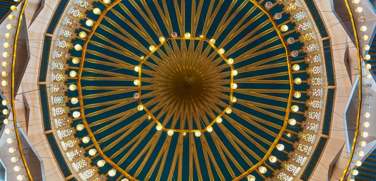 Masjid DOM Lights, a fine-art photograph by Ali Abu Ras