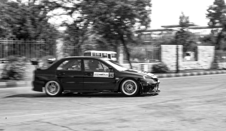 CAR Speed Jordan, a fine-art photograph by Ali Abu Ras