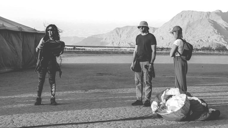 Wadi RUM Hotair Baloon, a fine-art photograph by Ali Abu Ras