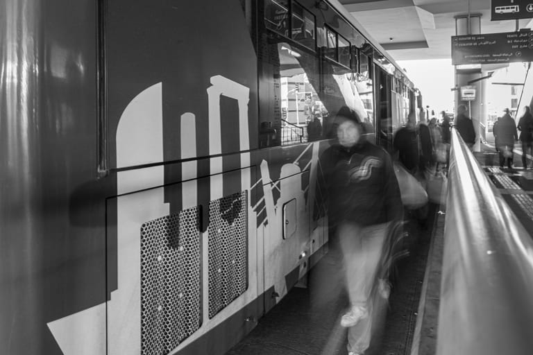 BRT Station 2, a fine-art photograph by Ali Abu Ras