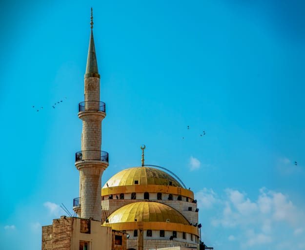 Madaba Masjed View, a fine-art photograph by Ali Abu Ras