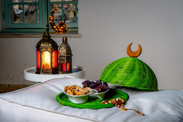 Date Ramadn Efatr Light, a fine-art photograph by Ali Abu Ras