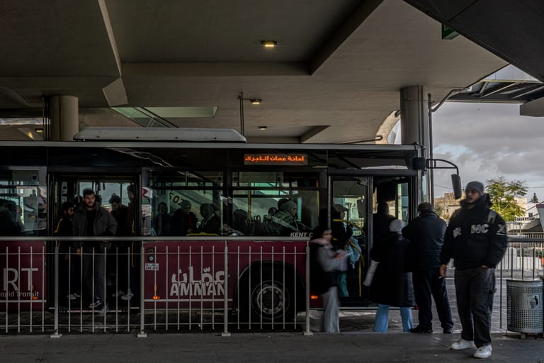 BRT Station, a fine-art photograph by Ali Abu Ras