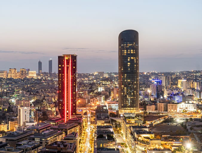 Amman City Scape Original, a fine-art photograph by Ali Abu Ras