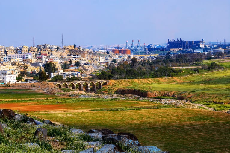 Landscape Zarqa Edit 1, a fine-art photograph by Ali Abu Ras