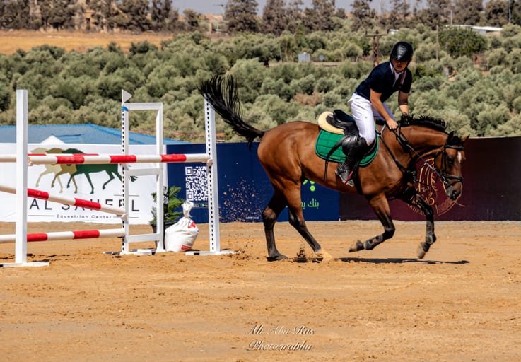 Hors BOY Jumb Barier, a fine-art photograph by Ali Abu Ras